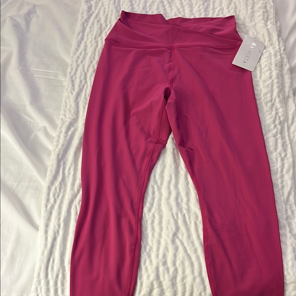 Athleta Pink Leggings Full-Length Yoga Pants